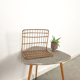 Vintage rattan wall shelf