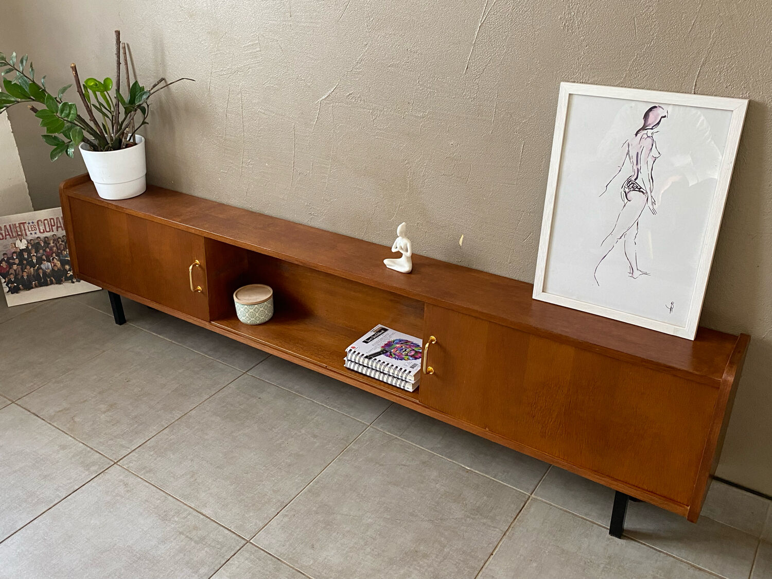 Vintage row from the 50s-60s