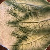 Vintage Cabbage in Barbotine Dish