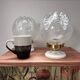 Paire d’appliques murales globes vintage