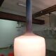 Glass pendant ceiling light from the 60s