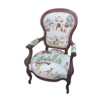 Napoleon III style armchair