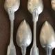 Lot 12 tablespoons in silver metal Cailar & Bayard goldsmith