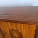 1960s sideboard with decorated doors in wood and brass