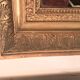 Miroir époque Restauration en bois doré à la feuille