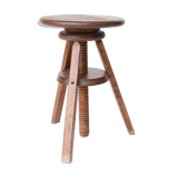 Tabouret d'architecte à vis