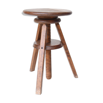 Tabouret d'architecte à vis