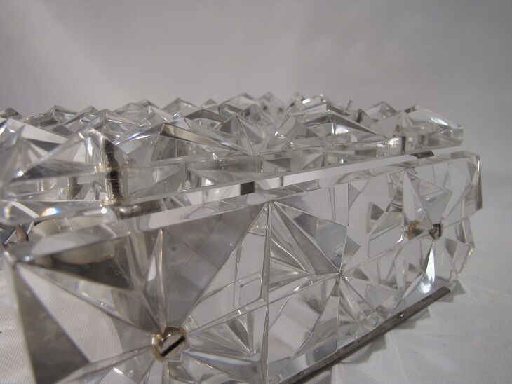 Pair of rectangular wall in Crystal by Kinkeldey 1960