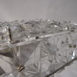 Pair of rectangular wall in Crystal by Kinkeldey 1960