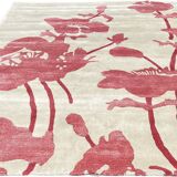 Modern carpets, floral art