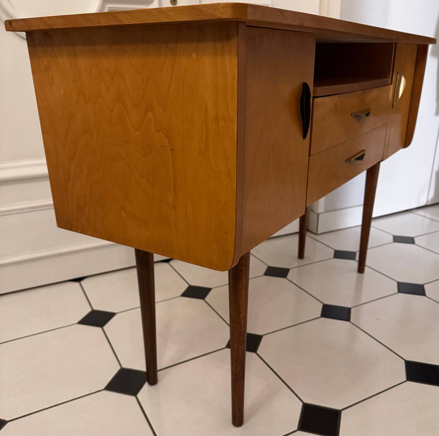 Vintage Scandinavian console sideboard
