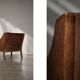 Vintage Mid-Century Danish Modern Lounge Leather Chair & Ottoman Model 2207