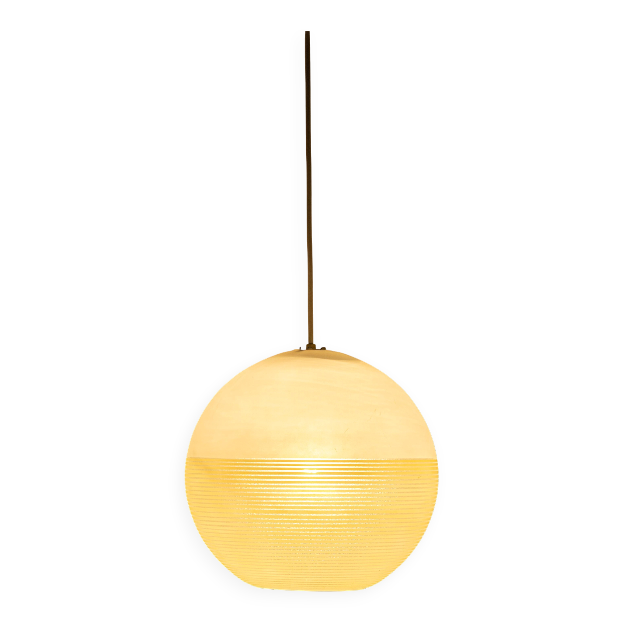 Suspended glass ball lantern by Doria, Germany, 1960s.