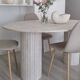 Calypso Oval Dining Table - Natural Travertine