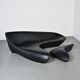 "Moon System" canapé in black leather, Zaha Hadid for B&B Italia, 2007