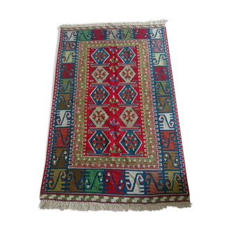 Kilim tapis turc tissés à la main en pure laine, 200x125cm