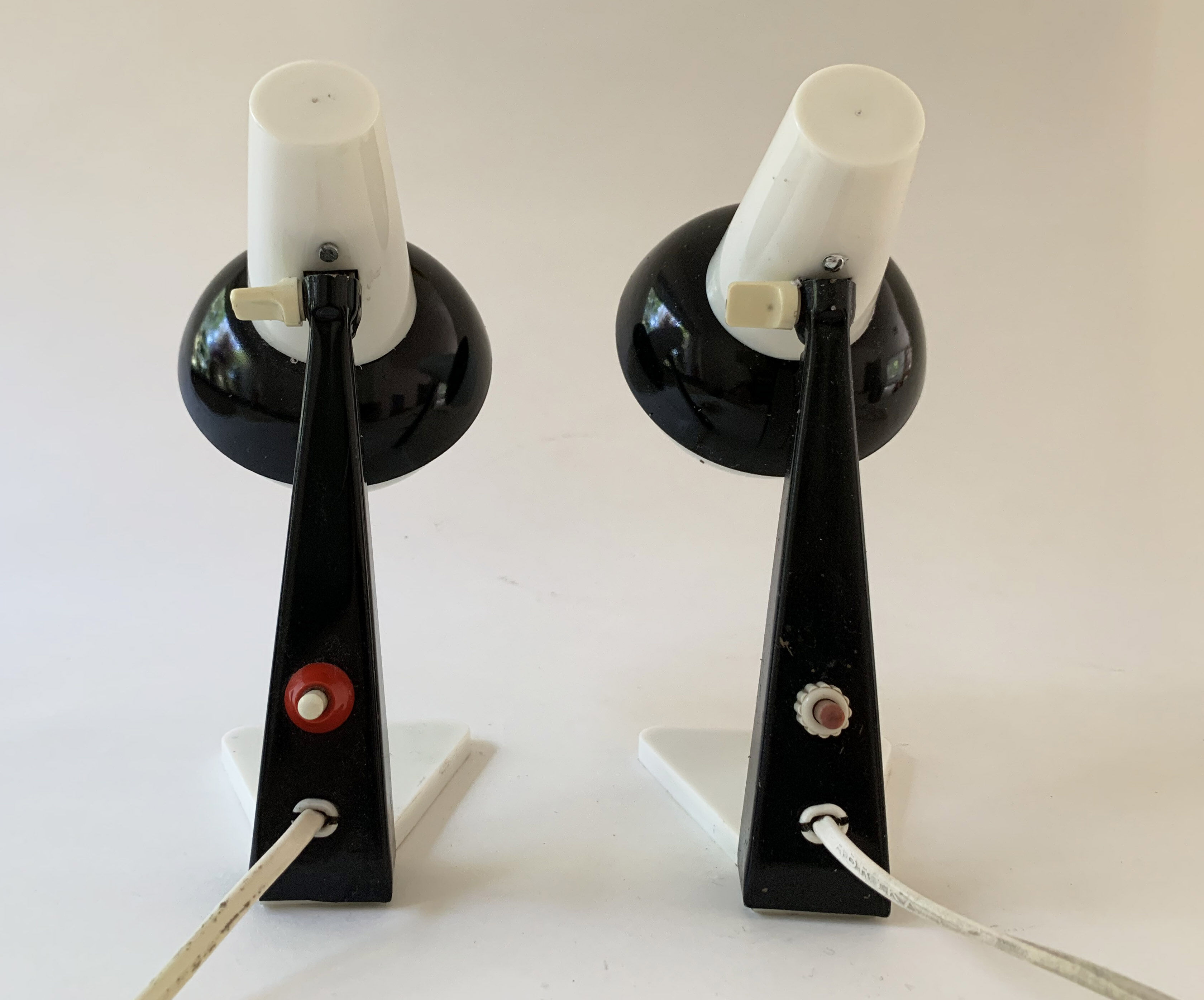 Pair of bedside 'Penguin' lamps by Zaos, Poland, 1960s