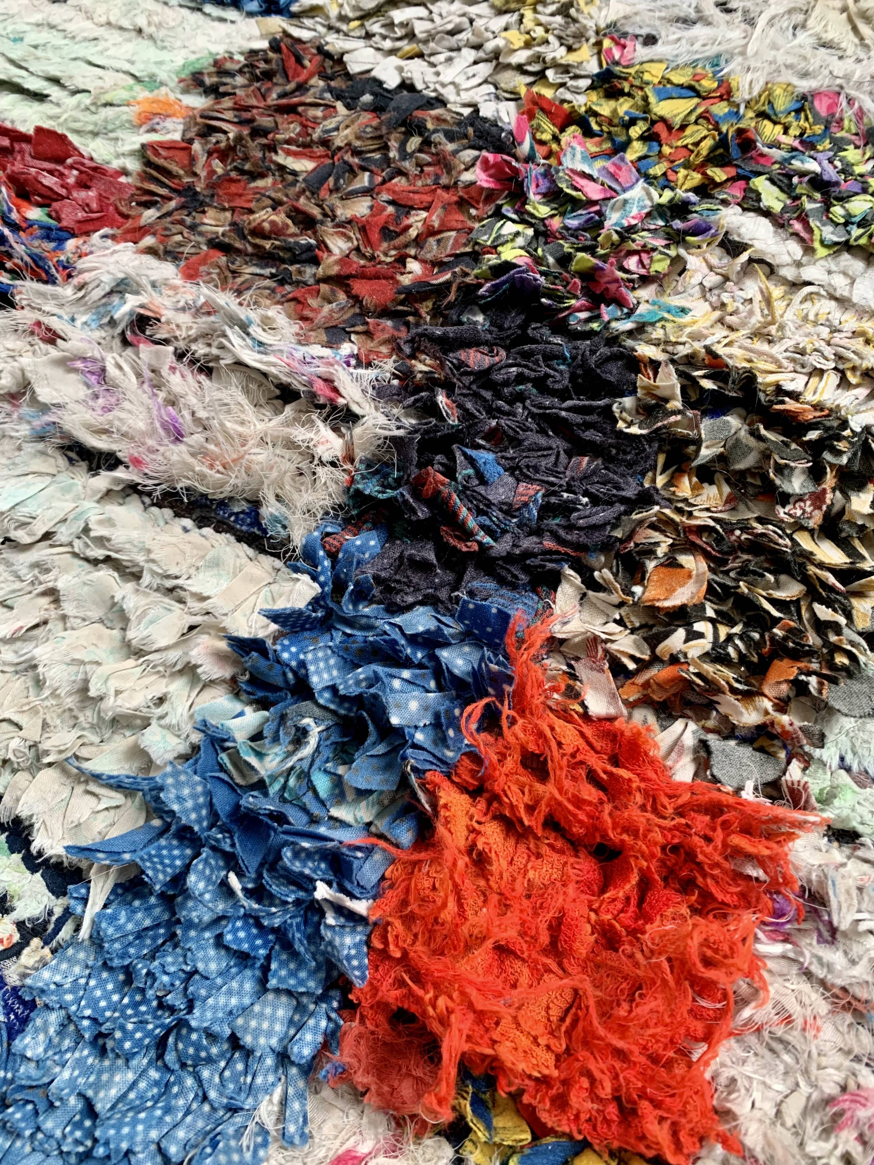 Tapis Boucharouite vintage