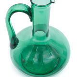 Green-handled vase