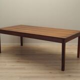 Table en palissandre, design danois, années 1970, production : Danemark