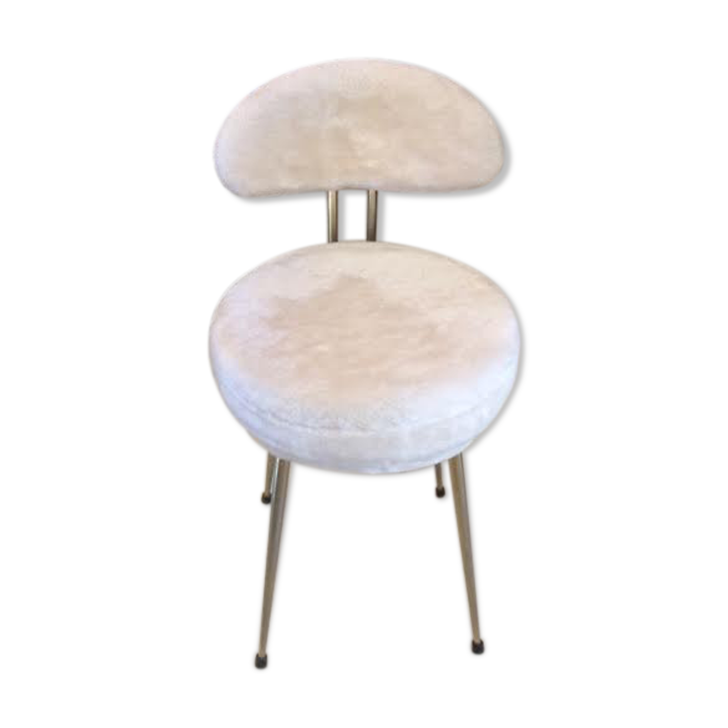 Chaise de chambre avec fourrure