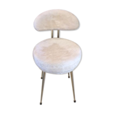 Chaise de chambre avec fourrure