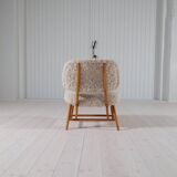 "Teve" Modern Mid-Century Chair in Lambskin/Shearling by Alf Svensson, Sweden, 1955