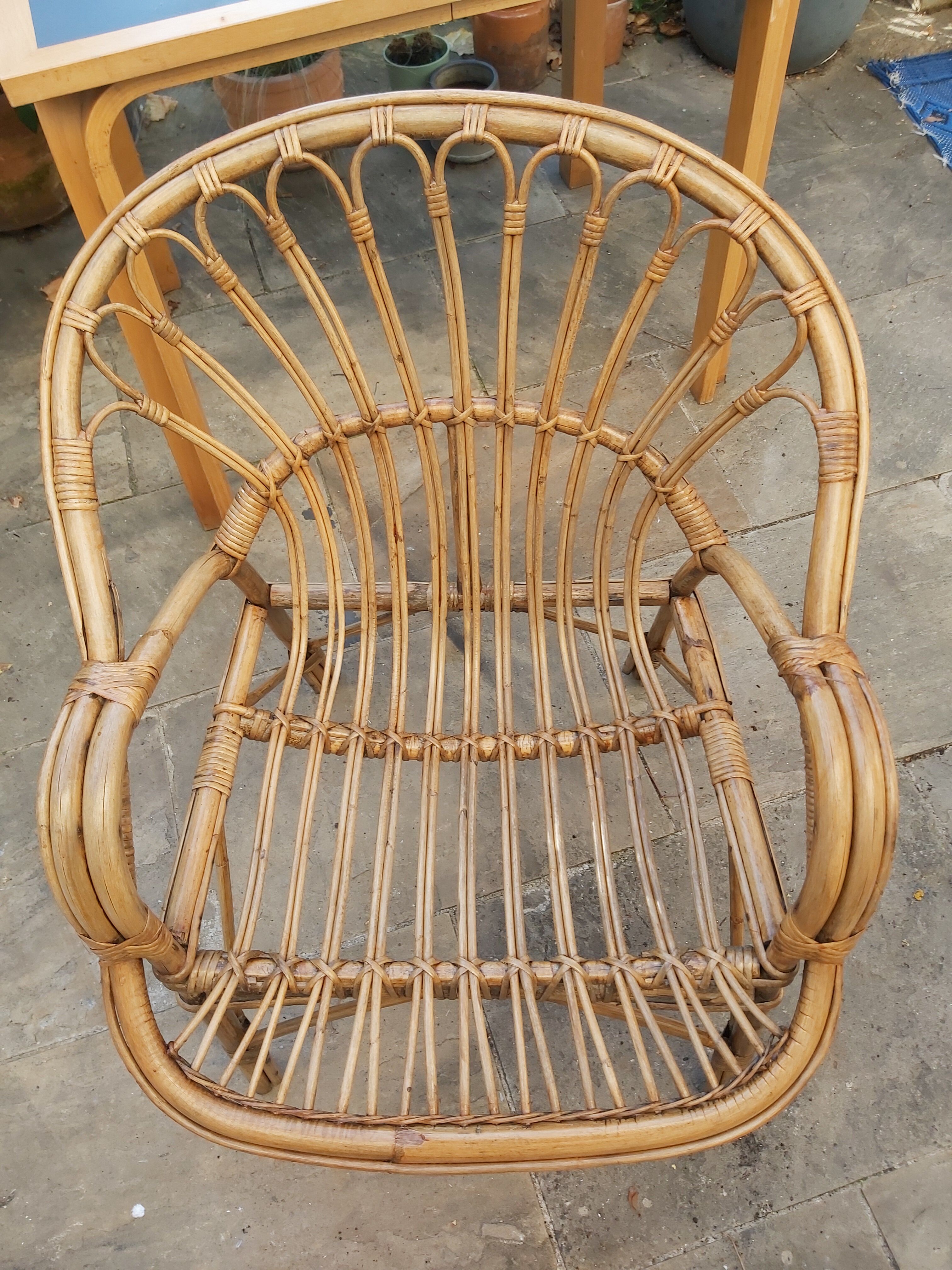 Vintage rattan chairs