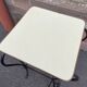 plant stand console plant stand side table Formica and metal