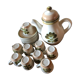 Teapot service and Gien cups
