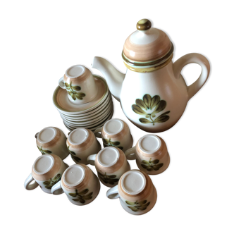 Service théière et tasses Gien