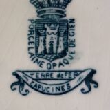 Petite soupière terre de fer Gien Capucines