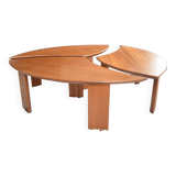 Modular petal coffee table in 3 parts