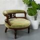 Fauteuil empire velours vert ancien