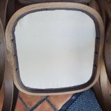 White terry fabric rocking chair