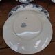 Antique earthenware dessert plates with the lions of France "Pernelle"