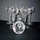 SAINT-LOUIS Balloon Wine Glass ROEMER in cut crystal star 1930 H14.5cm