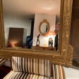 Golden mirror 1900s 73x110cm