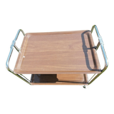 Vintage chrome Textable style folding trolley