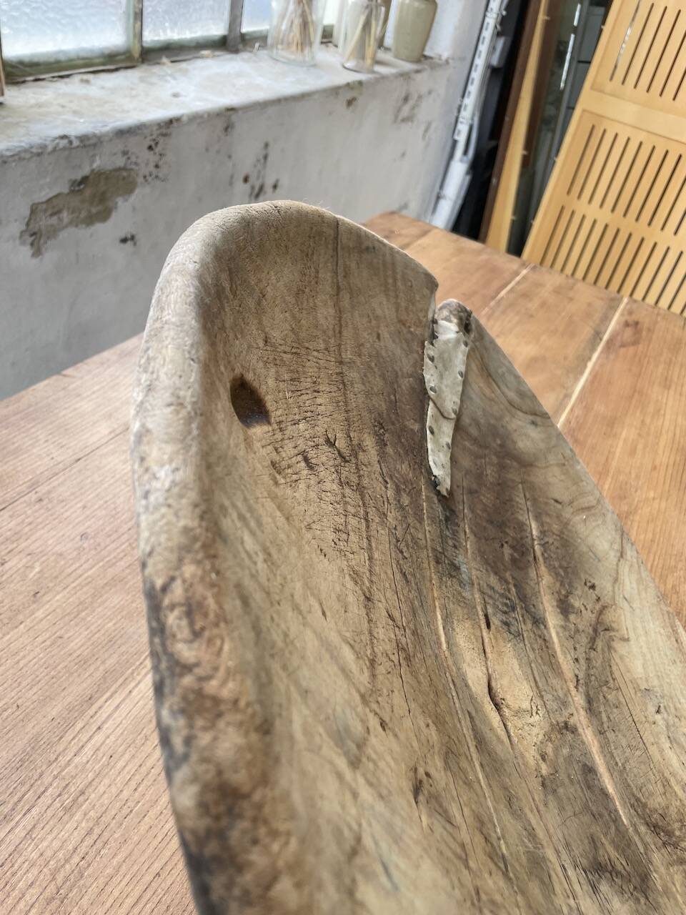 XL wooden Tuareg dish