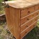 4-drawer pine chest of drawers