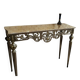 Empire style marble console