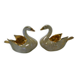 Swan salt and pepper shaker set