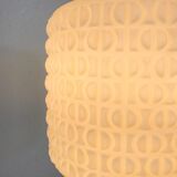 White opal pendant lamp by Peill and Putzler, 1970, Germany