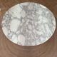 Saarinen marble table Edition Knoll and its 4 tulip chairs (set of 5)
