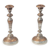 PAIRE DE BOUGEOIRS ANCIENS