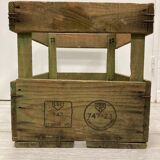 Vintage perrier crate