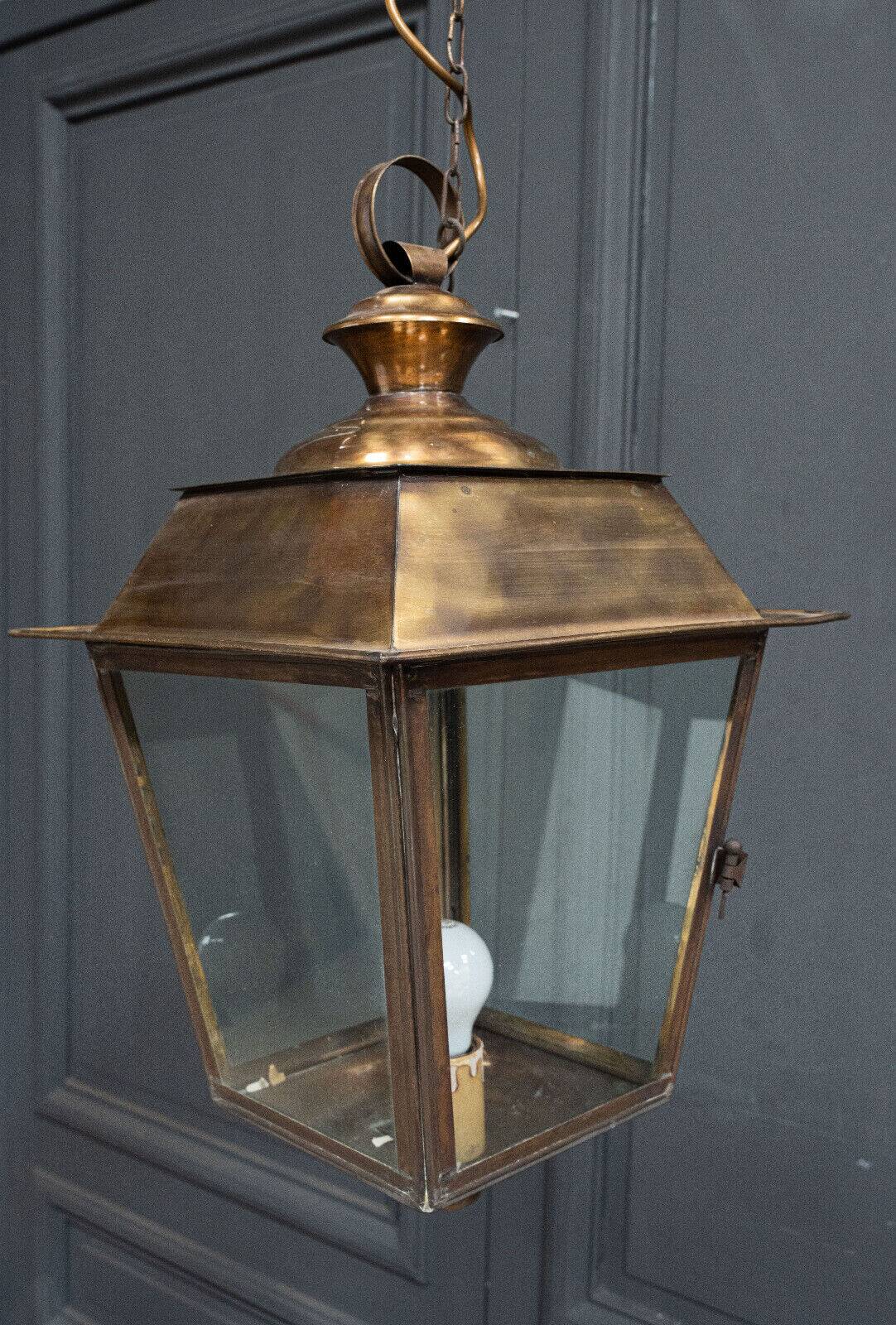 Copper or brass lantern mid-twentieth 1960