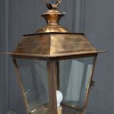 Copper or brass lantern mid-twentieth 1960