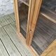 antique glass sideboard